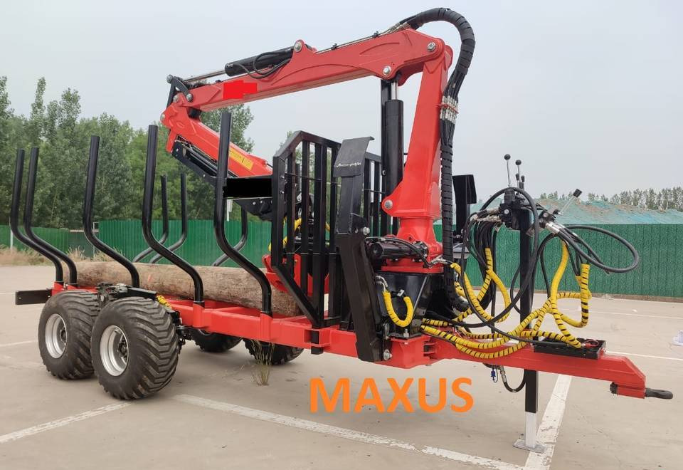 NEW MAXUS 6 TON Trailer + Crane 4.2 m Warranty | НОВА прицепа 6 ТОН + Кран 4,2 м MAXUS Гарантія - Vyvážací príves: obrázok 4 NEW MAXUS 6 TON Trailer + Crane 4.2 m Warranty | НОВА прицепа 6 ТОН + Кран 4,2 м MAXUS Гарантія - Vyvážací príves: obrázok 4
