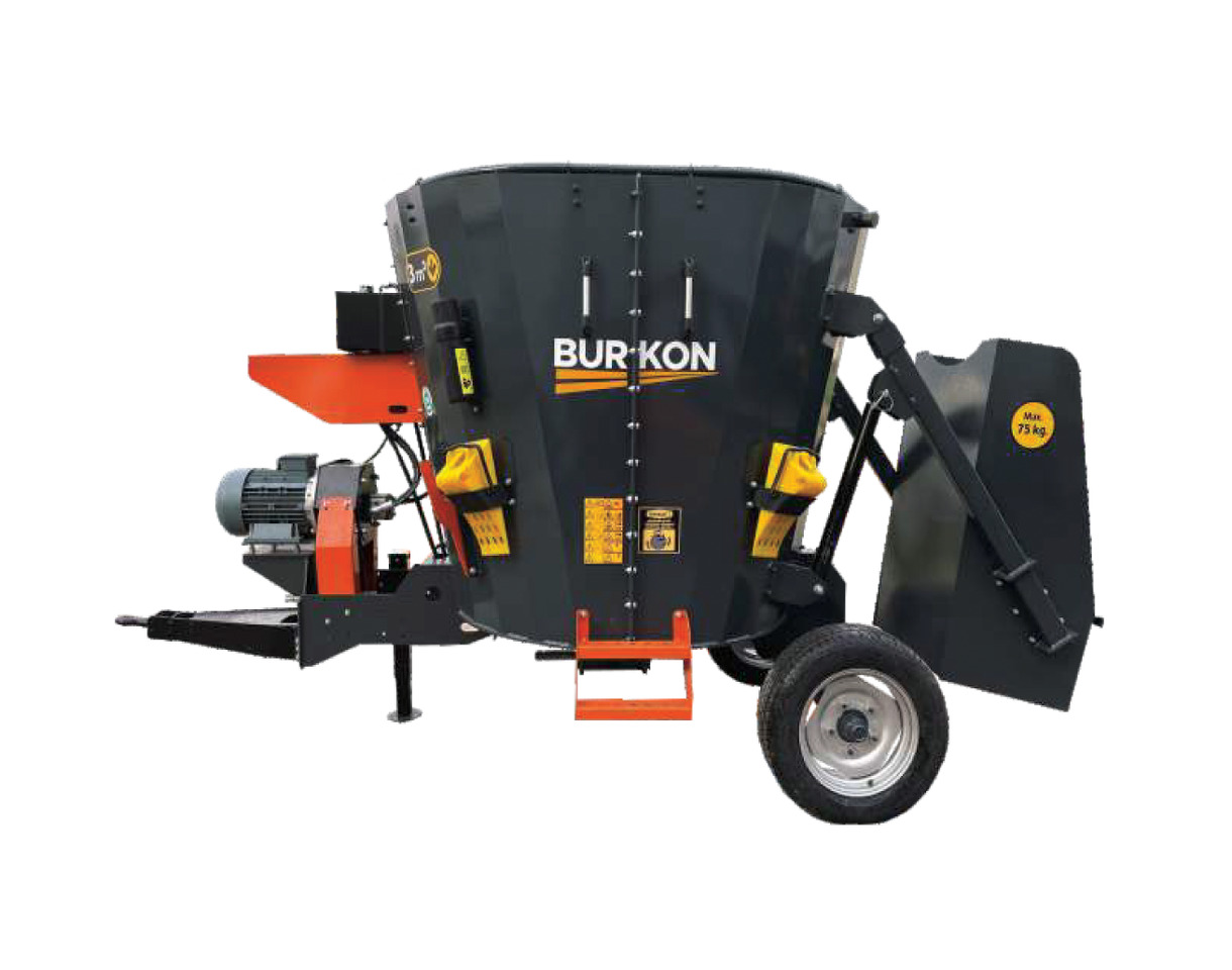 Burkon 3m3 Çekilir (380V) Dikey Yem Karma Makinesi ( BK-F300 ) - Kŕmny voz: obrázok 2 Burkon 3m3 Çekilir (380V) Dikey Yem Karma Makinesi ( BK-F300 ) - Kŕmny voz: obrázok 2