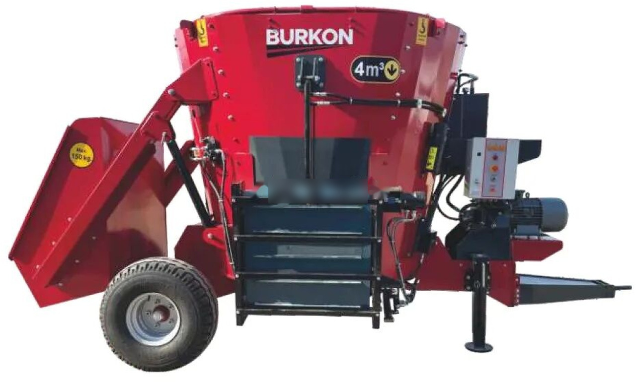 Burkon 4m3 Çekilir (380V) Dikey Yem Karma Makinesi ( BK-F400 ) - Kŕmny voz: obrázok 1 Burkon 4m3 Çekilir (380V) Dikey Yem Karma Makinesi ( BK-F400 ) - Kŕmny voz: obrázok 1