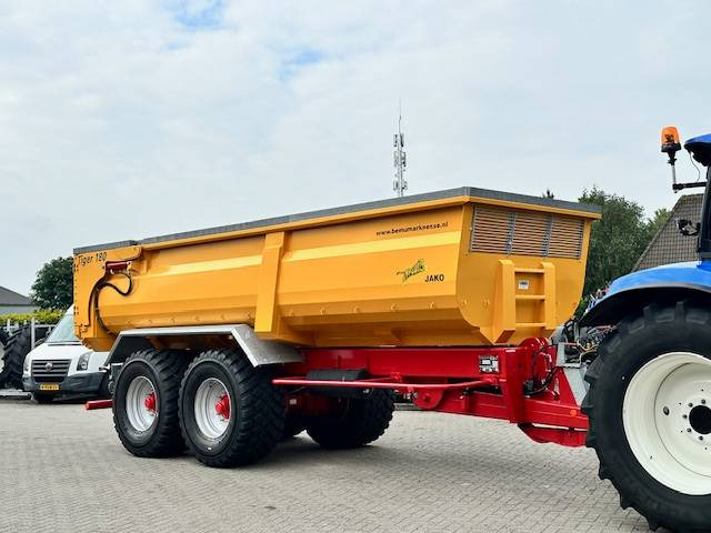 Jako Tiger 180 landbouwkipper. Nieuw! direct leverbaar! - Poľnohospodársky sklápěcí príves: obrázok 4 Jako Tiger 180 landbouwkipper. Nieuw! direct leverbaar! - Poľnohospodársky sklápěcí príves: obrázok 4