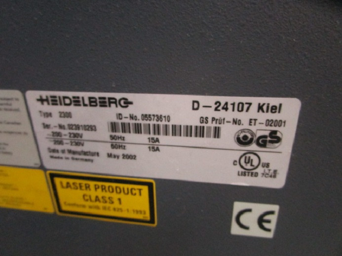 HB TOPSETTER - Tlačiarenský stroj: obrázok 5 HB TOPSETTER - Tlačiarenský stroj: obrázok 5