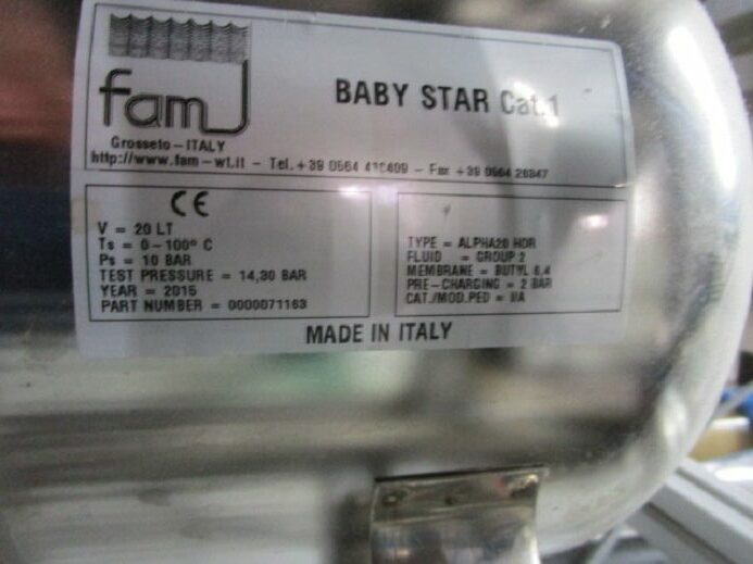 KOMPRESSOR BABY STAR Cat.1 MIT OSMOSEVORRICHTUNG & TANK - Tlačiarenský stroj: obrázok 5 KOMPRESSOR BABY STAR Cat.1 MIT OSMOSEVORRICHTUNG & TANK - Tlačiarenský stroj: obrázok 5