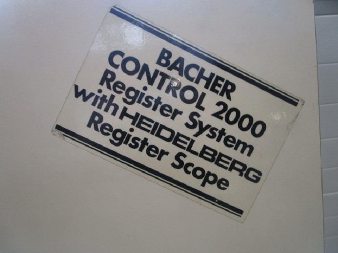 PLATTENSTANZE BACHER 2005.01 - Tlačiarenský stroj: obrázok 5 PLATTENSTANZE BACHER 2005.01 - Tlačiarenský stroj: obrázok 5