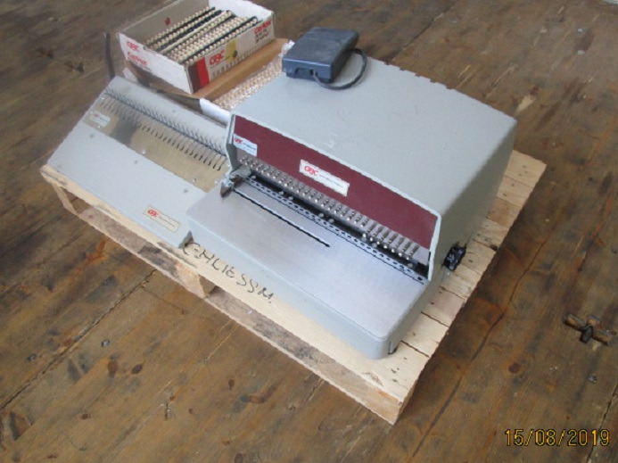 WIRO SCHLIESSMASCHINE GBC 112-PM-1 - Tlačiarenský stroj: obrázok 2 WIRO SCHLIESSMASCHINE GBC 112-PM-1 - Tlačiarenský stroj: obrázok 2