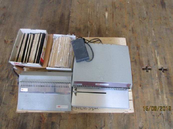 WIRO SCHLIESSMASCHINE GBC 112-PM-1 - Viazací stroj: obrázok 4 WIRO SCHLIESSMASCHINE GBC 112-PM-1 - Viazací stroj: obrázok 4