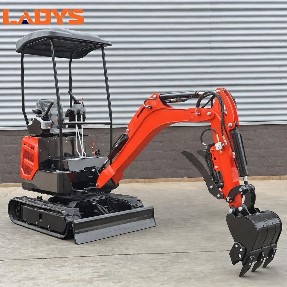 LADYS Mini Excavator Digger Miniexcavadora EPA Kubota Engine Chinese LADYS DY18 Mini Excavator For Sale With Mini Excavator Attachment Set - Mini rýpadlo: obrázok 5 LADYS Mini Excavator Digger Miniexcavadora EPA Kubota Engine Chinese LADYS DY18 Mini Excavator For Sale With Mini Excavator Attachment Set - Mini rýpadlo: obrázok 5
