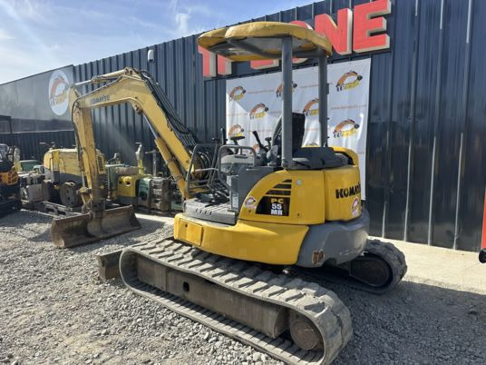 Komatsu PC55MR-3 à 22500 Euros HT - Mini rýpadlo: obrázok 4 Komatsu PC55MR-3 à 22500 Euros HT - Mini rýpadlo: obrázok 4