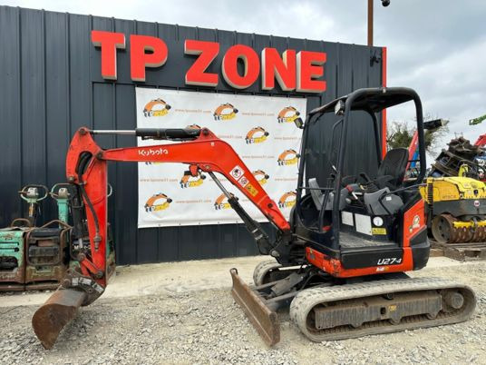Kubota U27-4 à 20500 € HT - Mini rýpadlo: obrázok 4 Kubota U27-4 à 20500 € HT - Mini rýpadlo: obrázok 4