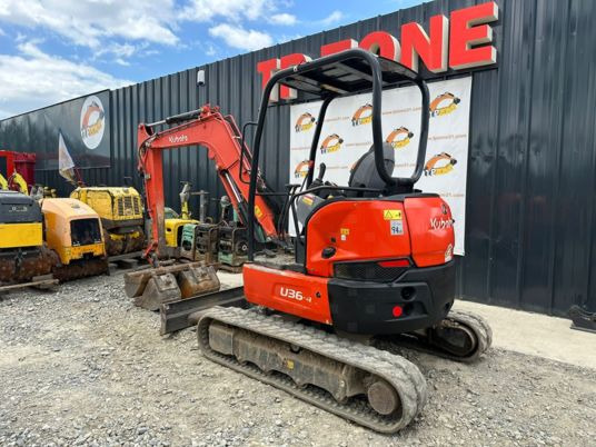Kubota U36-4 à 26500 € HT - Mini rýpadlo: obrázok 4 Kubota U36-4 à 26500 € HT - Mini rýpadlo: obrázok 4