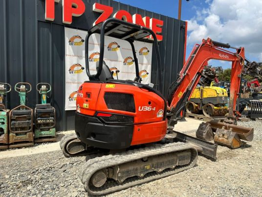 Kubota U36-4 à 26500 € HT - Mini rýpadlo: obrázok 5 Kubota U36-4 à 26500 € HT - Mini rýpadlo: obrázok 5
