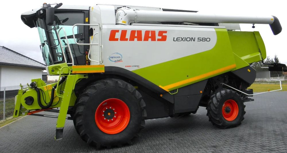 Claas Lexion 580 heder V900, Najbogatsza Wersja, Nie Malowany, Stan Bardzo Dobry - Obilný kombajn: obrázok 1 Claas Lexion 580 heder V900, Najbogatsza Wersja, Nie Malowany, Stan Bardzo Dobry - Obilný kombajn: obrázok 1