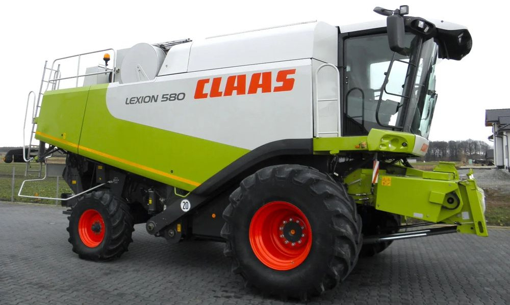 Claas Lexion 580 heder V900, Najbogatsza Wersja, Nie Malowany, Stan Bardzo Dobry - Obilný kombajn: obrázok 5 Claas Lexion 580 heder V900, Najbogatsza Wersja, Nie Malowany, Stan Bardzo Dobry - Obilný kombajn: obrázok 5