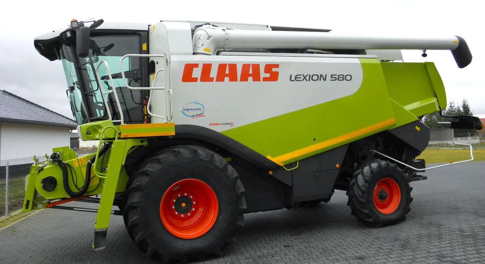 Claas Lexion 580 heder V900, Najbogatsza Wersja, Nie Malowany, Stan Bardzo Dobry - Obilný kombajn: obrázok 3 Claas Lexion 580 heder V900, Najbogatsza Wersja, Nie Malowany, Stan Bardzo Dobry - Obilný kombajn: obrázok 3