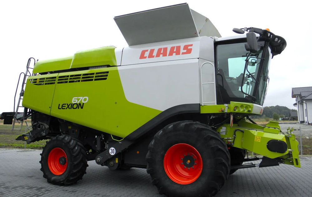 Claas Lexion 670 2019 Rok, Heder V 770,  Najbogatsza Wersja, Nie Malowany, Stan Idealny - Obilný kombajn: obrázok 4 Claas Lexion 670 2019 Rok, Heder V 770,  Najbogatsza Wersja, Nie Malowany, Stan Idealny - Obilný kombajn: obrázok 4
