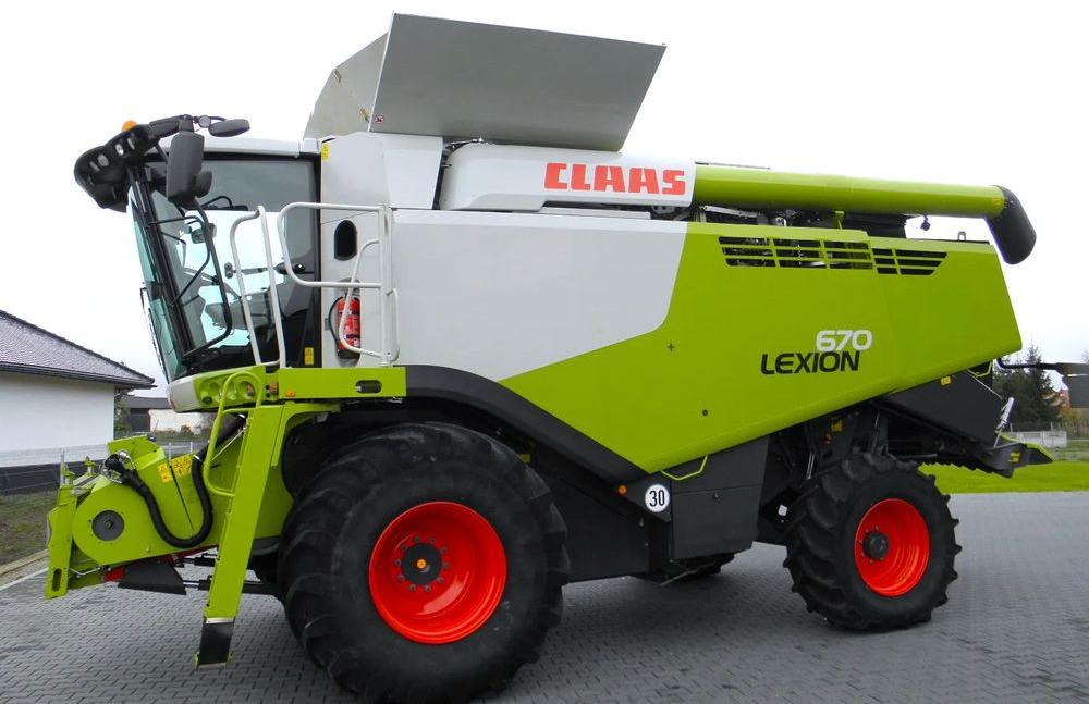 Claas Lexion 670 2019 Rok, Heder V 770,  Najbogatsza Wersja, Nie Malowany, Stan Idealny - Obilný kombajn: obrázok 3 Claas Lexion 670 2019 Rok, Heder V 770,  Najbogatsza Wersja, Nie Malowany, Stan Idealny - Obilný kombajn: obrázok 3