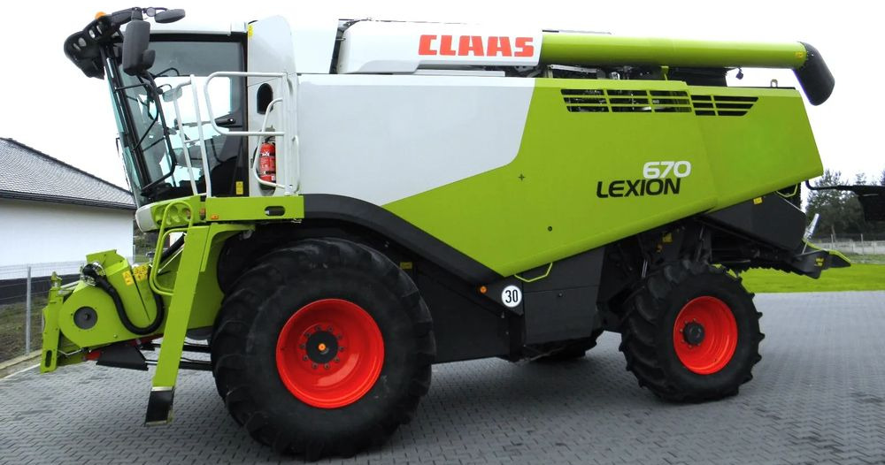 Claas Lexion 670 2019 Rok, Heder V 770,  Najbogatsza Wersja, Nie Malowany, Stan Idealny - Obilný kombajn: obrázok 5 Claas Lexion 670 2019 Rok, Heder V 770,  Najbogatsza Wersja, Nie Malowany, Stan Idealny - Obilný kombajn: obrázok 5