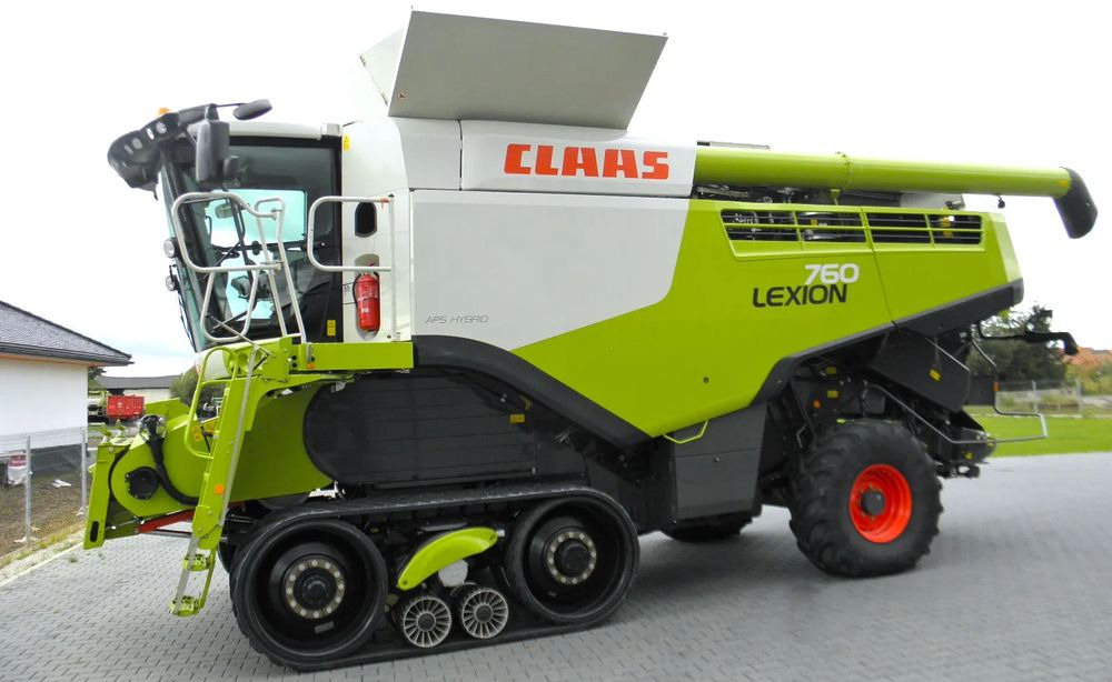 Claas Lexion 760 Terra Trac 2015 Rok, 1900 motgodzin, Heder V 930 2019 Rok, Najbogatsza Wersja, Nie Malowany, Stan Idealny - Obilný kombajn: obrázok 4 Claas Lexion 760 Terra Trac 2015 Rok, 1900 motgodzin, Heder V 930 2019 Rok, Najbogatsza Wersja, Nie Malowany, Stan Idealny - Obilný kombajn: obrázok 4
