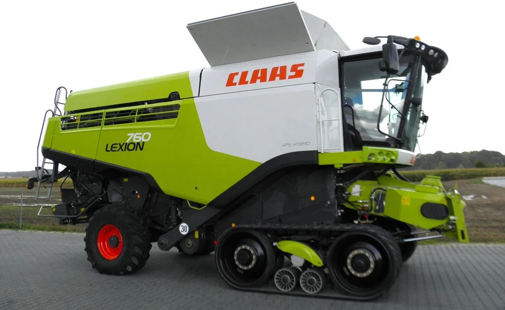 Claas Lexion 760 Terra Trac 2015 Rok, 1900 motgodzin, Heder V 930 2019 Rok, Najbogatsza Wersja, Nie Malowany, Stan Idealny - Obilný kombajn: obrázok 1 Claas Lexion 760 Terra Trac 2015 Rok, 1900 motgodzin, Heder V 930 2019 Rok, Najbogatsza Wersja, Nie Malowany, Stan Idealny - Obilný kombajn: obrázok 1