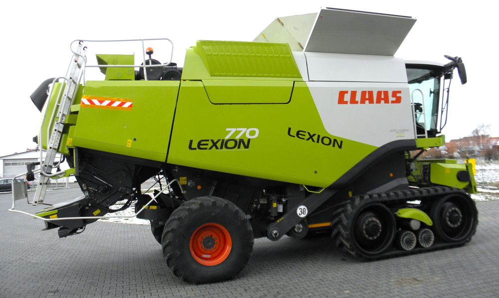 Claas Lexion 770 Terra Trac Heder V10,5, Najbogatsza Wersja, Nie Malowany, Stan Bardzo Dobry - Obilný kombajn: obrázok 4 Claas Lexion 770 Terra Trac Heder V10,5, Najbogatsza Wersja, Nie Malowany, Stan Bardzo Dobry - Obilný kombajn: obrázok 4