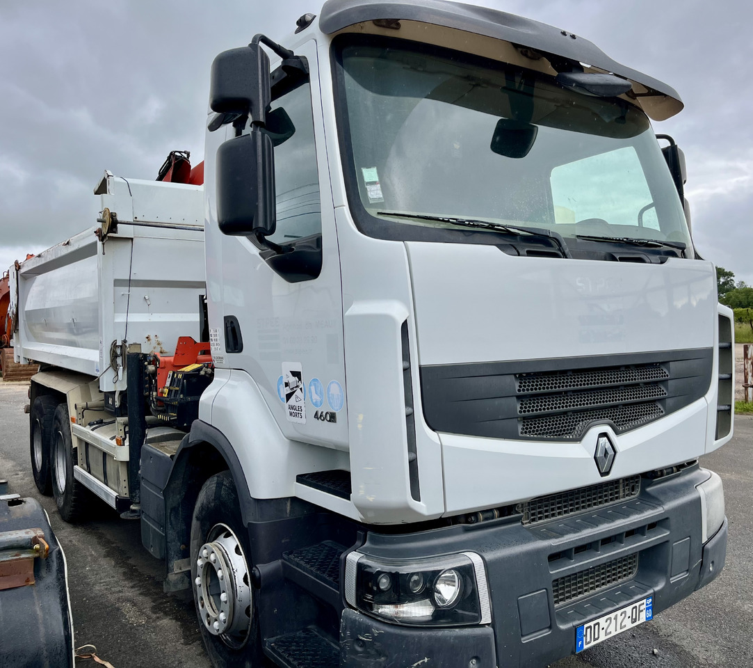 RENAULT Premium Lander 460dxi bibenne grue Palfinger pk16001 - Sklápač, Auto s hydraulickou rukou: obrázok 1 RENAULT Premium Lander 460dxi bibenne grue Palfinger pk16001 - Sklápač, Auto s hydraulickou rukou: obrázok 1