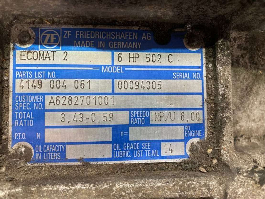 ZF Getriebe ZF 6HP 502C 5HP502C 4149004061 Mercedes Citaro Ecomat 2 - Prevodovka pre Autobus: obrázok 2 ZF Getriebe ZF 6HP 502C 5HP502C 4149004061 Mercedes Citaro Ecomat 2 - Prevodovka pre Autobus: obrázok 2