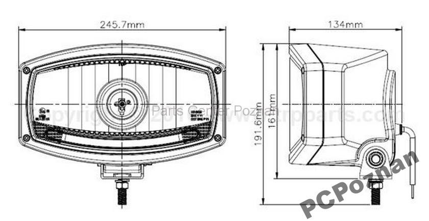 TRP HALOGEN DALEKOSIĘŻNY NIEBIESKI LED CHROM + POZYCJA 1529661 - Svetlomety: obrázok 3 TRP HALOGEN DALEKOSIĘŻNY NIEBIESKI LED CHROM + POZYCJA 1529661 - Svetlomety: obrázok 3