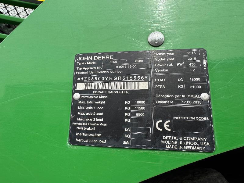 JOHN DEERE 8500 - Samohybná rezačka: obrázok 5 JOHN DEERE 8500 - Samohybná rezačka: obrázok 5