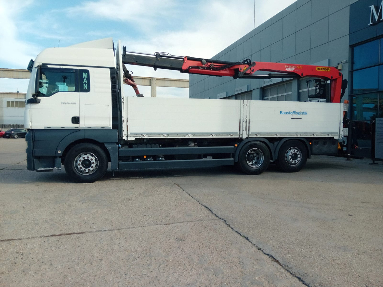 MAN TGX 26.460 6×2, Palfinger Crane PK 18001L - Valníkový/ Plošinový nákladný automobil, Auto s hydraulickou rukou: obrázok 2 MAN TGX 26.460 6×2, Palfinger Crane PK 18001L - Valníkový/ Plošinový nákladný automobil, Auto s hydraulickou rukou: obrázok 2