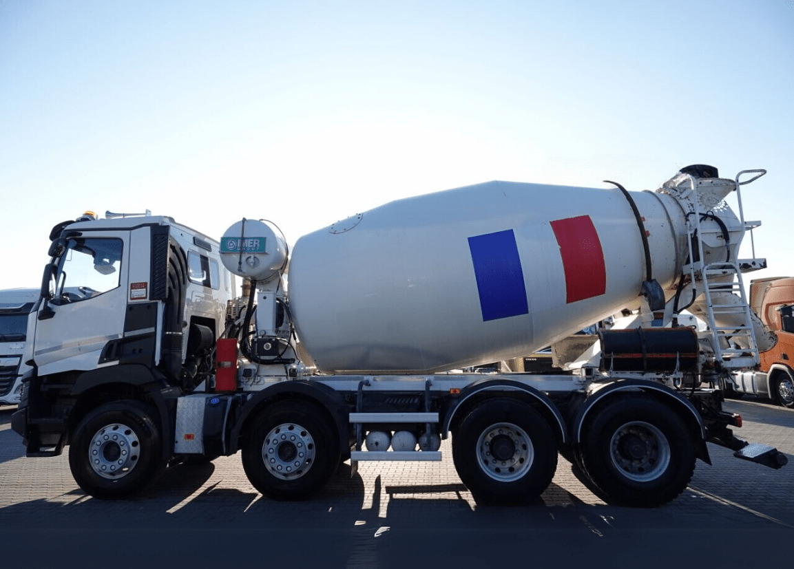 Renault C 430 8×4 Beton Mixer 9m3, TOP !!! - Domiešavač: obrázok 4 Renault C 430 8×4 Beton Mixer 9m3, TOP !!! - Domiešavač: obrázok 4