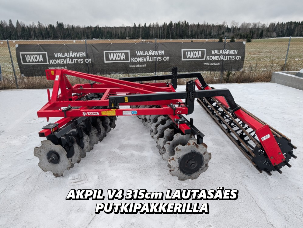 AKPIL V4 315cm lautasäes - Diskový pluh: obrázok 1 AKPIL V4 315cm lautasäes - Diskový pluh: obrázok 1