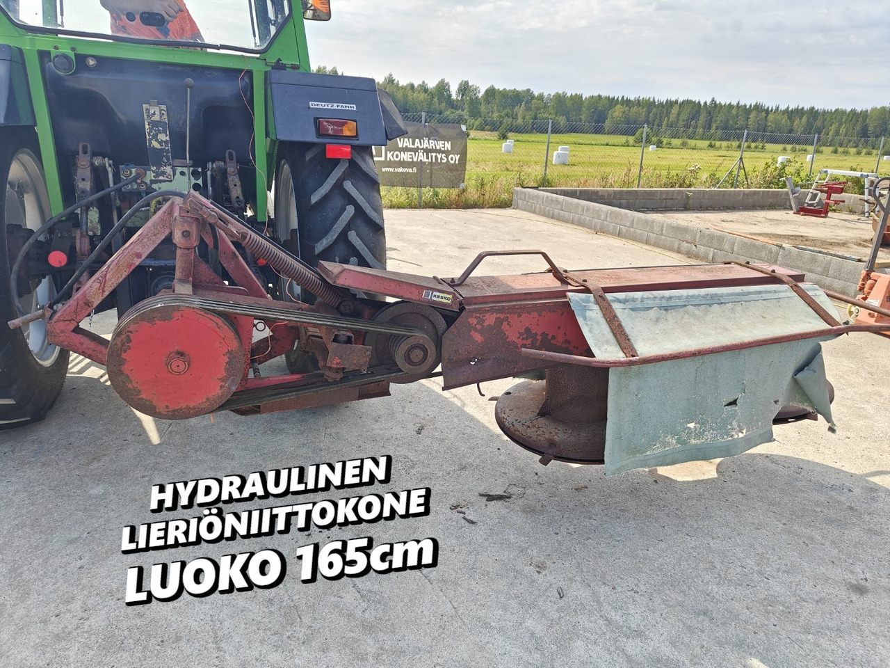 Luoko 165cm lieriöniittokone - hydraulinen - Kosačka: obrázok 1 Luoko 165cm lieriöniittokone - hydraulinen - Kosačka: obrázok 1