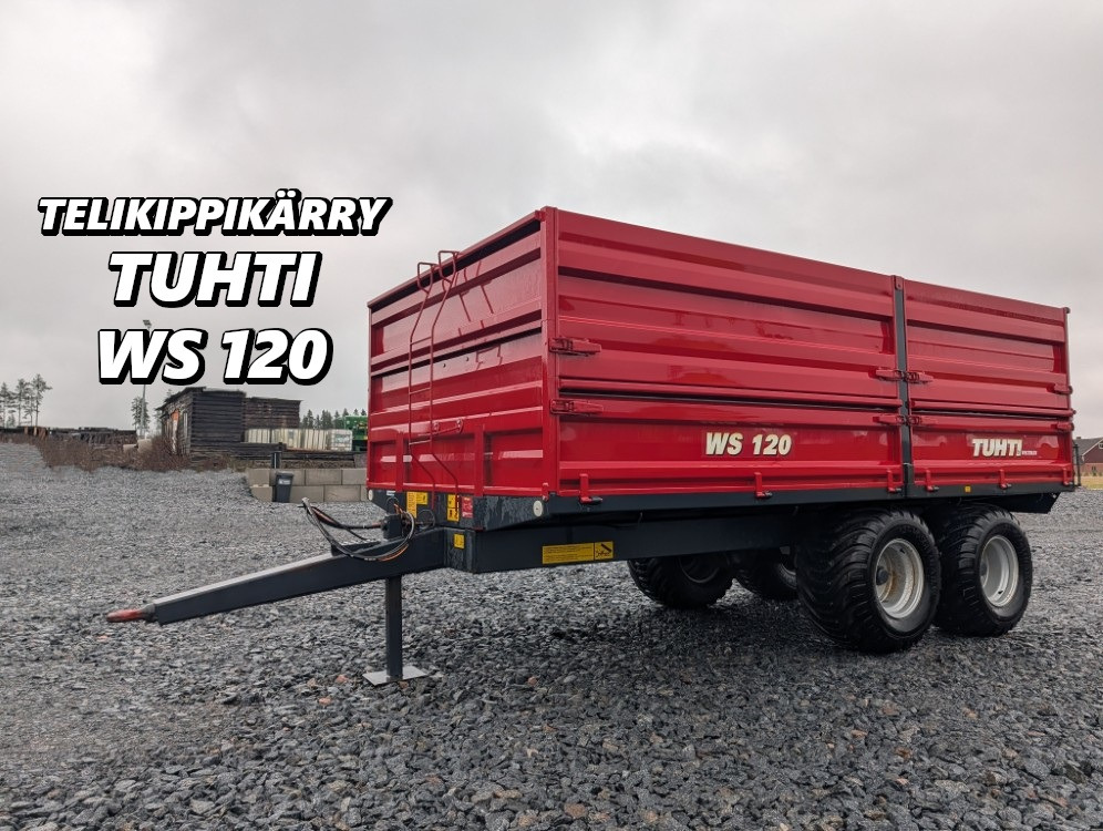 Tuhti WS120 telikippikärry - Poľnohospodársky sklápěcí príves: obrázok 1 Tuhti WS120 telikippikärry - Poľnohospodársky sklápěcí príves: obrázok 1