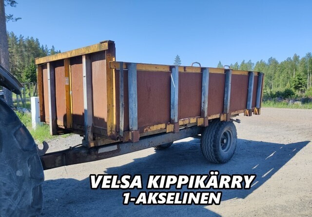 Velsa Kippikärry - 1-akselinen - KATSO VIDEO - Poľnohospodársky sklápěcí príves: obrázok 1 Velsa Kippikärry - 1-akselinen - KATSO VIDEO - Poľnohospodársky sklápěcí príves: obrázok 1