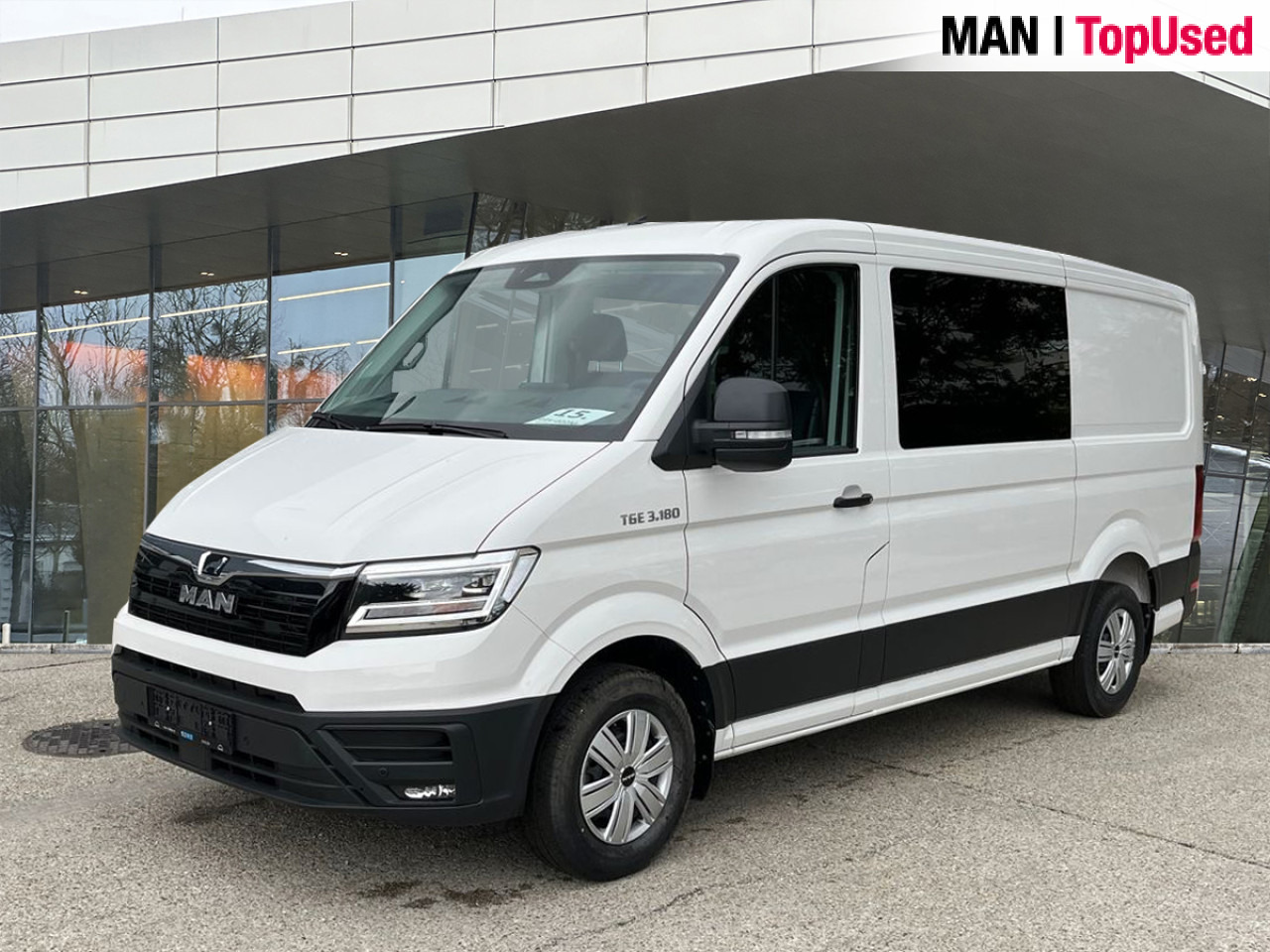 MAN TGE 3.180 4X2F SB - Furgon, Dodávkа s dvojitou kabínou: obrázok 1 MAN TGE 3.180 4X2F SB - Furgon, Dodávkа s dvojitou kabínou: obrázok 1