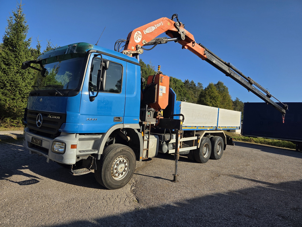 MERCEDES-BENZ ACTROS 3341 6x6 + CRANE PM 30 Radio Control - Valníkový/ Plošinový nákladný automobil, Auto s hydraulickou rukou: obrázok 1 MERCEDES-BENZ ACTROS 3341 6x6 + CRANE PM 30 Radio Control - Valníkový/ Plošinový nákladný automobil, Auto s hydraulickou rukou: obrázok 1