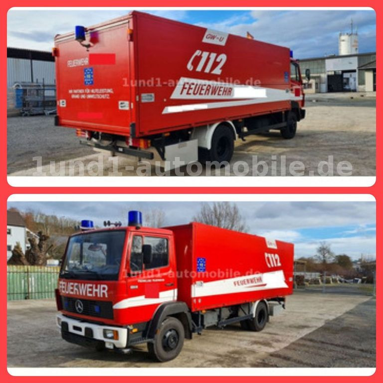 Mercedes-Benz 814 Feuerwehr GWG Edelstahl nur orig. 16.200km 814 Feuerwehr GWG Edelstahl nur orig. 16.200km - Hasičské vozidlo: obrázok 1 Mercedes-Benz 814 Feuerwehr GWG Edelstahl nur orig. 16.200km 814 Feuerwehr GWG Edelstahl nur orig. 16.200km - Hasičské vozidlo: obrázok 1