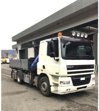 Daf CF85cf85.410 - Sklápač, Auto s hydraulickou rukou: obrázok 1 Daf CF85cf85.410 - Sklápač, Auto s hydraulickou rukou: obrázok 1