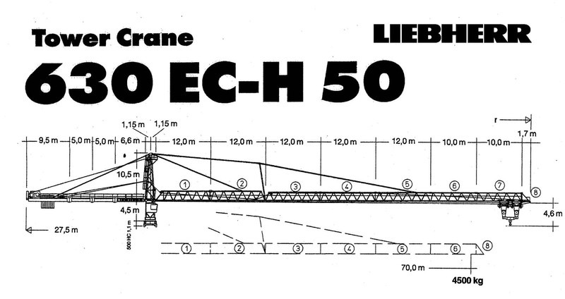 Liebherr 630EC-H50 - Vežový žeriav: obrázok 1 Liebherr 630EC-H50 - Vežový žeriav: obrázok 1