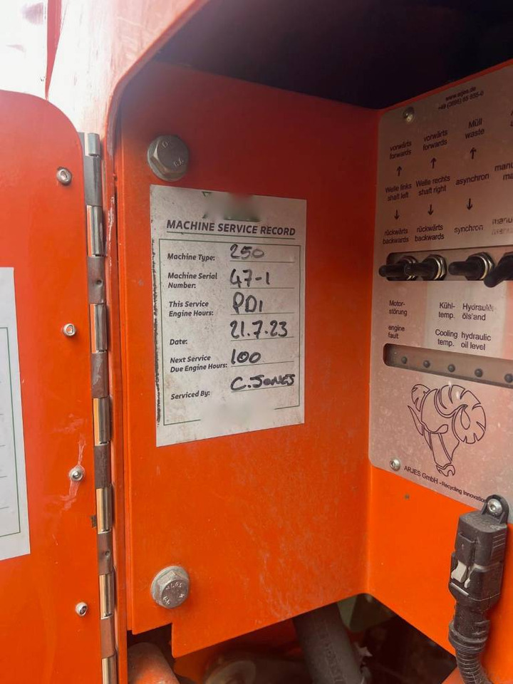 Arjes Impaktor 250 - Priemyselný drvič: obrázok 5 Arjes Impaktor 250 - Priemyselný drvič: obrázok 5