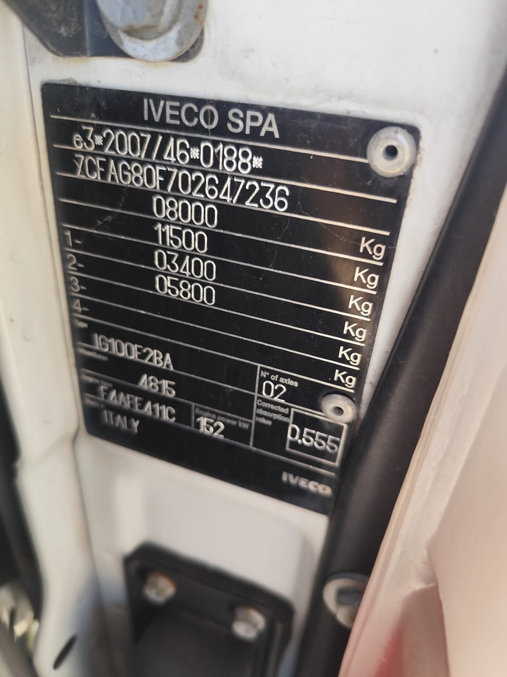 Auto s hydraulickou rukou IVECO EUROCARGO 80-210: obrázok 29