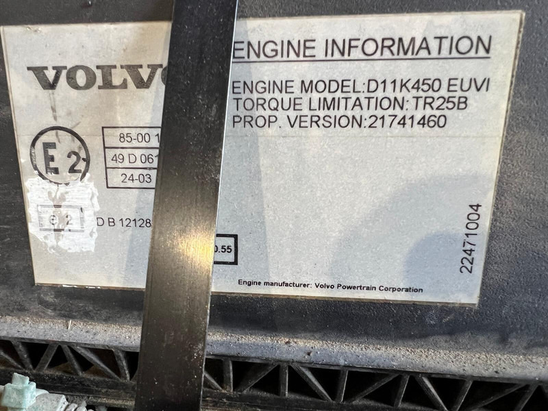 Volvo D11K450 K1 - Motor: obrázok 5 Volvo D11K450 K1 - Motor: obrázok 5