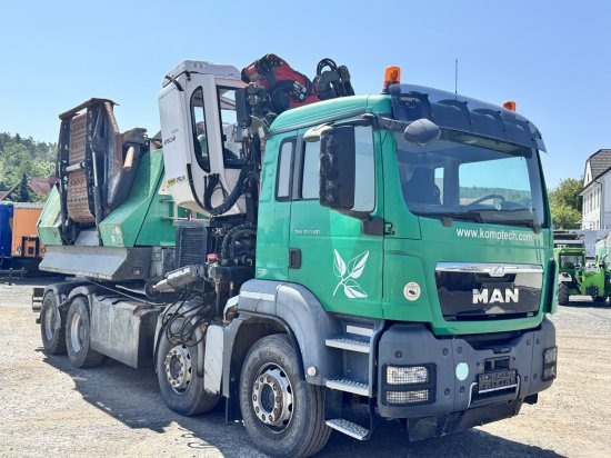 MAN TGS 35.540 8x4 mit Komptech-Zusatzeinheit - Nákladné auto, Drtič konárov: obrázok 5 MAN TGS 35.540 8x4 mit Komptech-Zusatzeinheit - Nákladné auto, Drtič konárov: obrázok 5