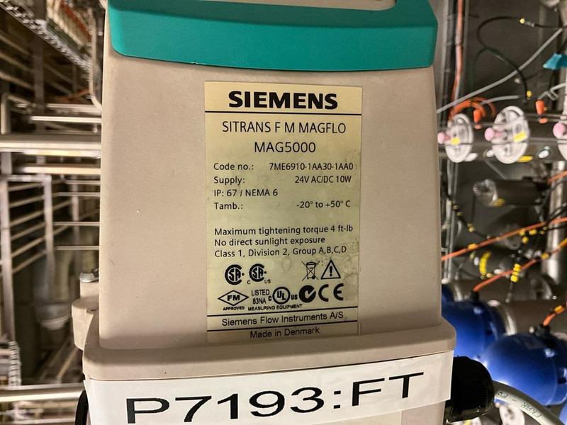 SIMENS Sitrans Fm Mag 1100 Food - Potravinársky stroj: obrázok 4 SIMENS Sitrans Fm Mag 1100 Food - Potravinársky stroj: obrázok 4