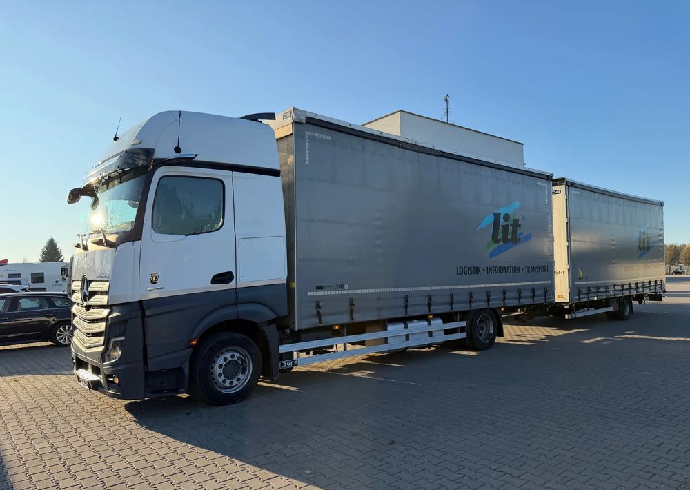 Mercedes-Benz ACTROS 1845 Zestaw przestrzenny przejazdowy120m3 - Plachtové nákladné vozidlo: obrázok 3 Mercedes-Benz ACTROS 1845 Zestaw przestrzenny przejazdowy120m3 - Plachtové nákladné vozidlo: obrázok 3