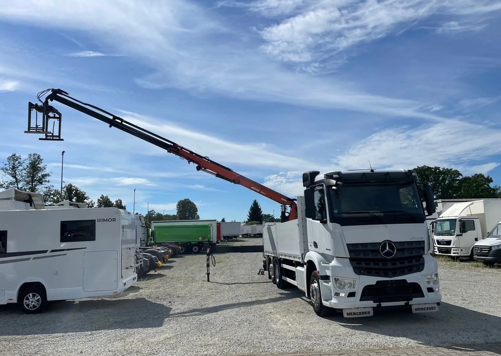 Mercedes-Benz Arocs 2545, HDS ATLAS 186.3 - PILOT - Valníkový/ Plošinový nákladný automobil, Auto s hydraulickou rukou: obrázok 4 Mercedes-Benz Arocs 2545, HDS ATLAS 186.3 - PILOT - Valníkový/ Plošinový nákladný automobil, Auto s hydraulickou rukou: obrázok 4