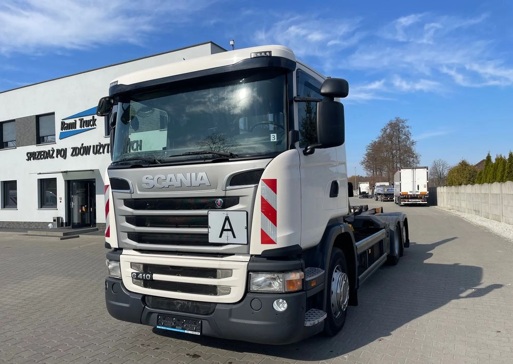 Scania R410 Hakowiec MEILLER RK20 65 - Hákový nosič kontajnerov: obrázok 2 Scania R410 Hakowiec MEILLER RK20 65 - Hákový nosič kontajnerov: obrázok 2