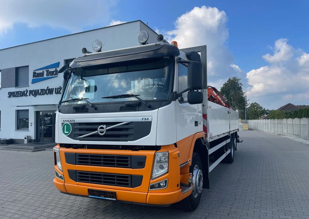 Volvo FM410 EURO 5, HDS ATLAS 165.2E-A2 RADIO STEROWANY, ZABUDOWA 7,1 m! - Valníkový/ Plošinový nákladný automobil, Auto s hydraulickou rukou: obrázok 1 Volvo FM410 EURO 5, HDS ATLAS 165.2E-A2 RADIO STEROWANY, ZABUDOWA 7,1 m! - Valníkový/ Plošinový nákladný automobil, Auto s hydraulickou rukou: obrázok 1