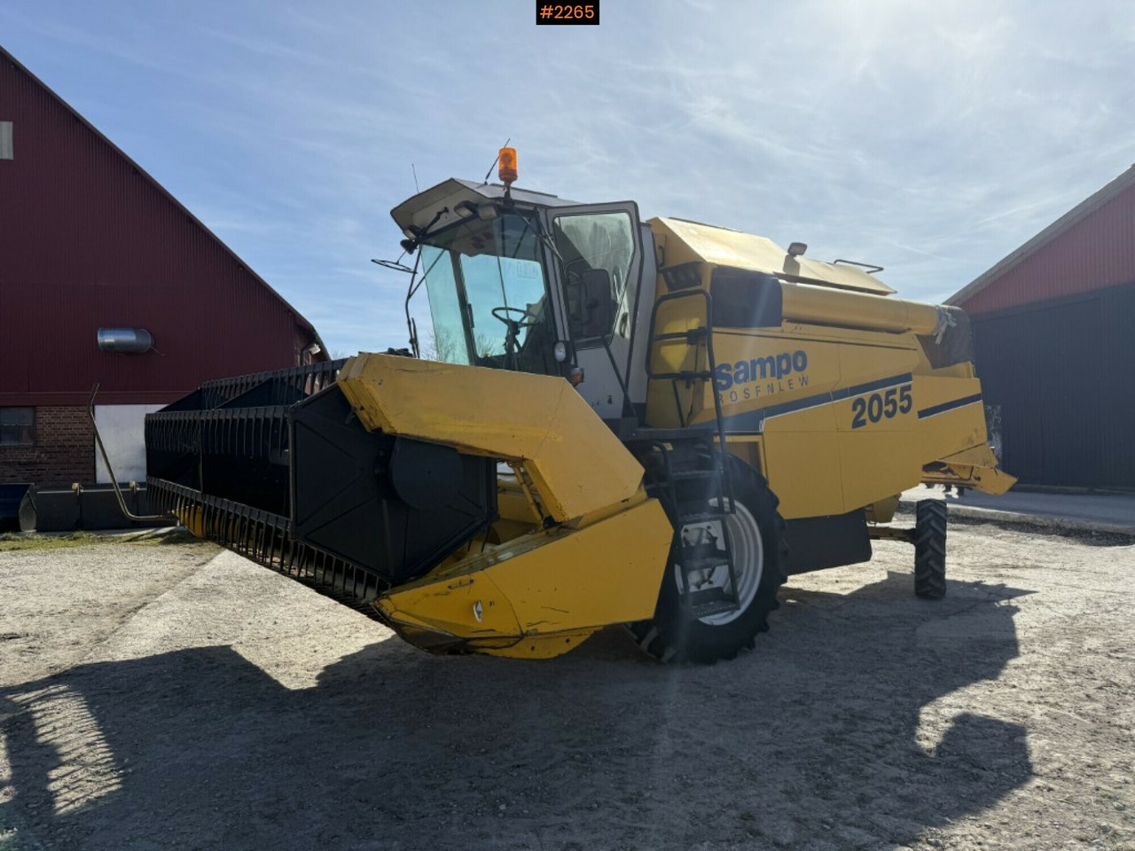 Combine harvester, Sampo Rosenlew 2055 14-foot (See video) - Obilný kombajn: obrázok 1 Combine harvester, Sampo Rosenlew 2055 14-foot (See video) - Obilný kombajn: obrázok 1