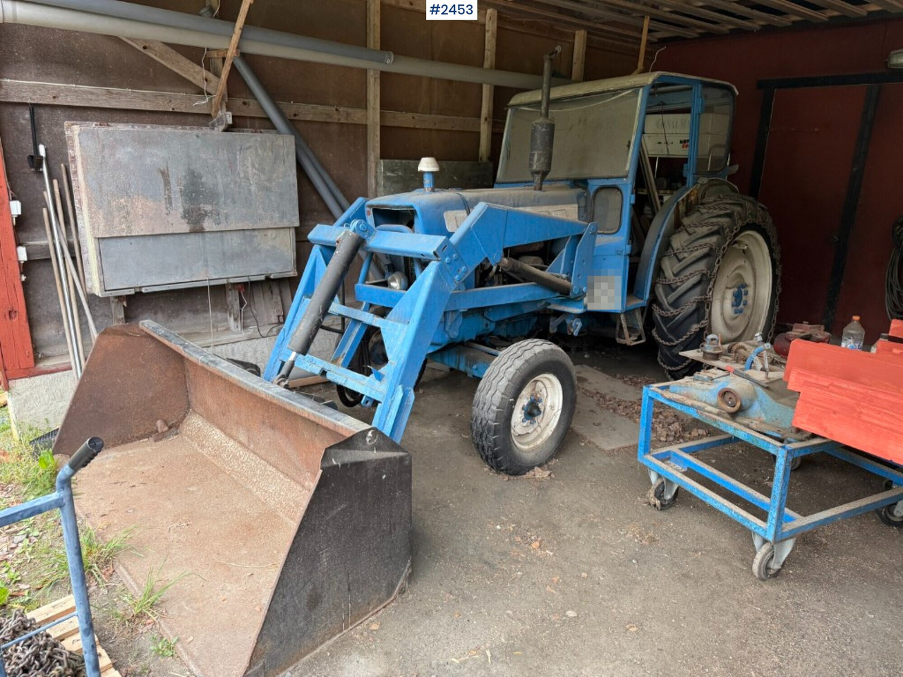 Ford Super Major 5000 with front loader Rep. object - Traktor: obrázok 2 Ford Super Major 5000 with front loader Rep. object - Traktor: obrázok 2