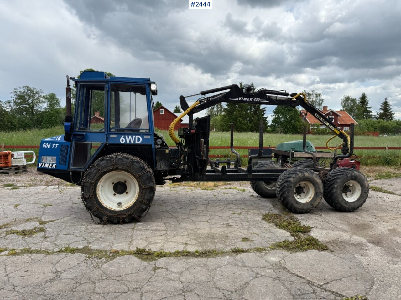 Forwarder Vimek 606 TT 6WD - Vyvážečka: obrázok 2 Forwarder Vimek 606 TT 6WD - Vyvážečka: obrázok 2